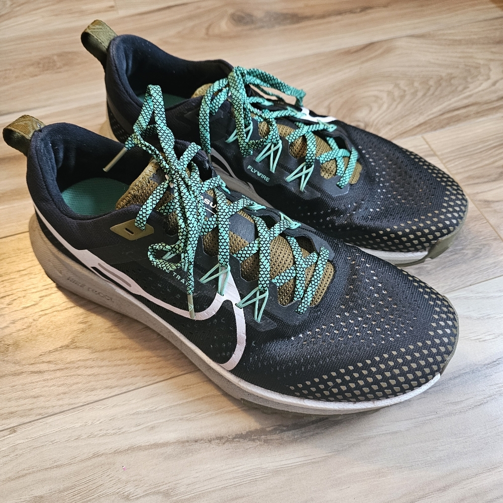 Nike REACT Pegasus Trail 4  Mens Traol Running Shoes Black Size 10